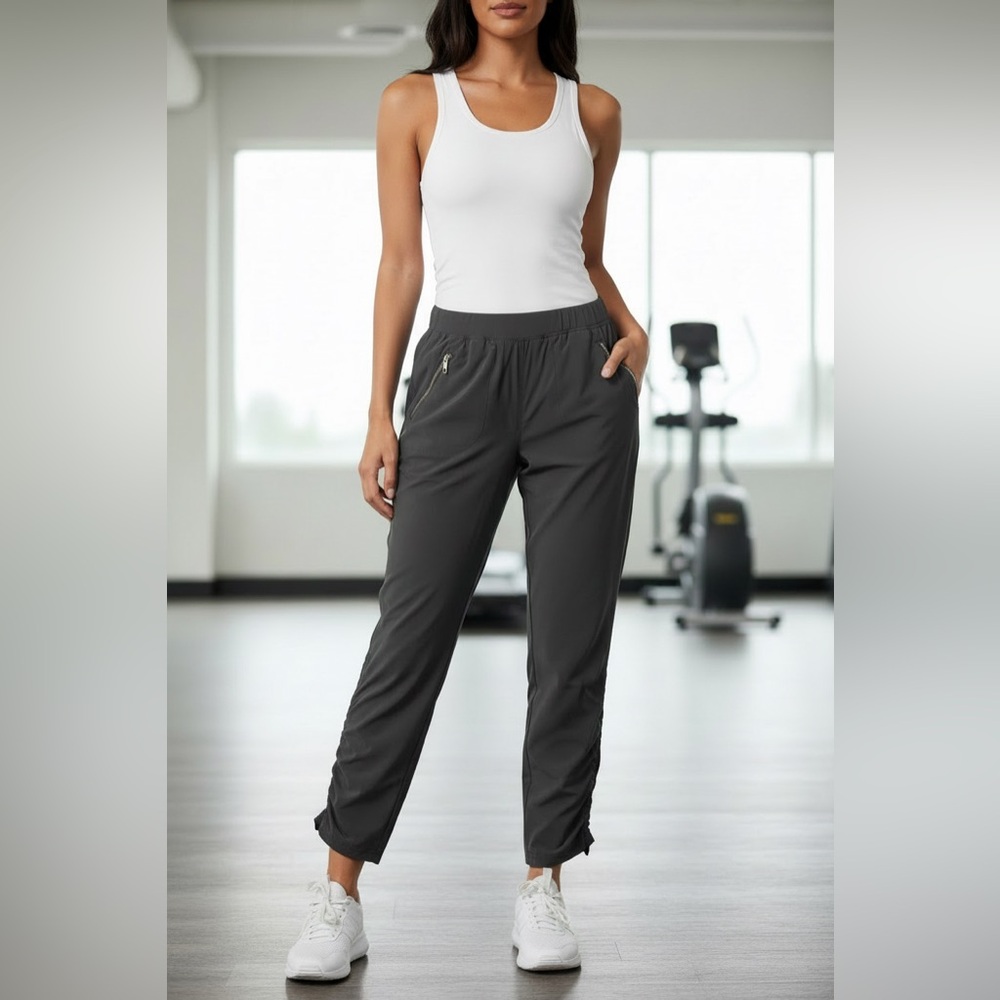 Athleta black Drawstring Hem Joggers Size 4